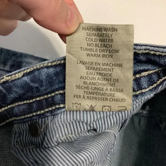 Axel Boys Jeans Size 14 Classic Straight Light Wash Embroidered Pockets - Picture 8 of 13